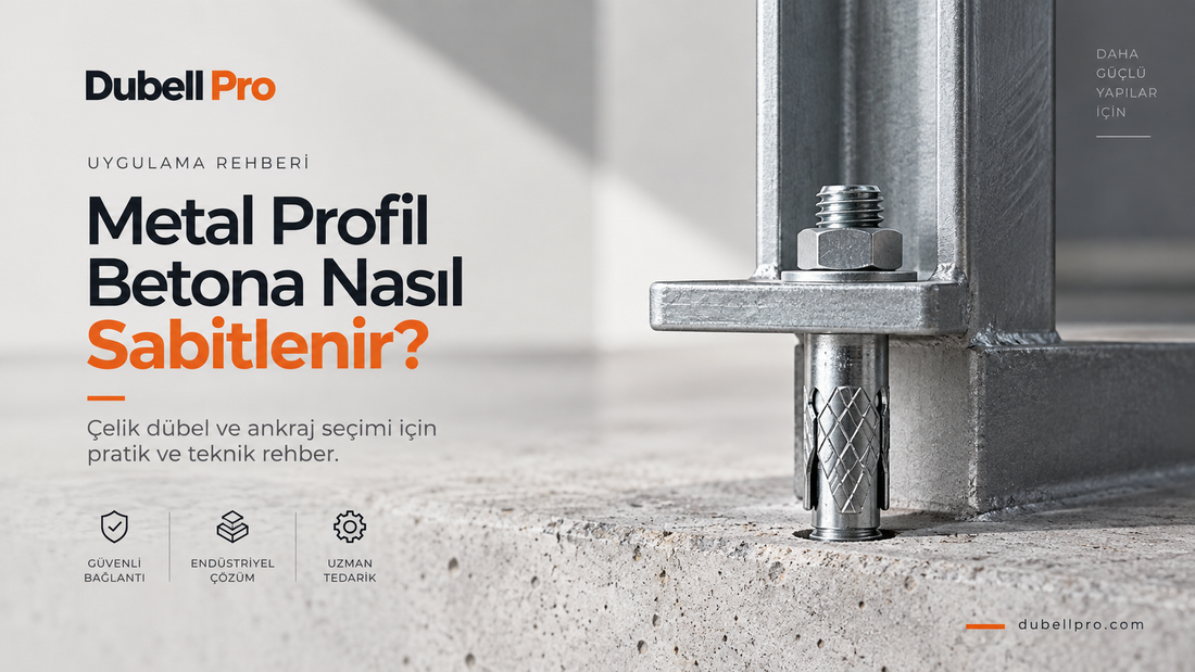 Metal Profil İçin Dübel ve Ankraj Seçimi | Dubell Pro