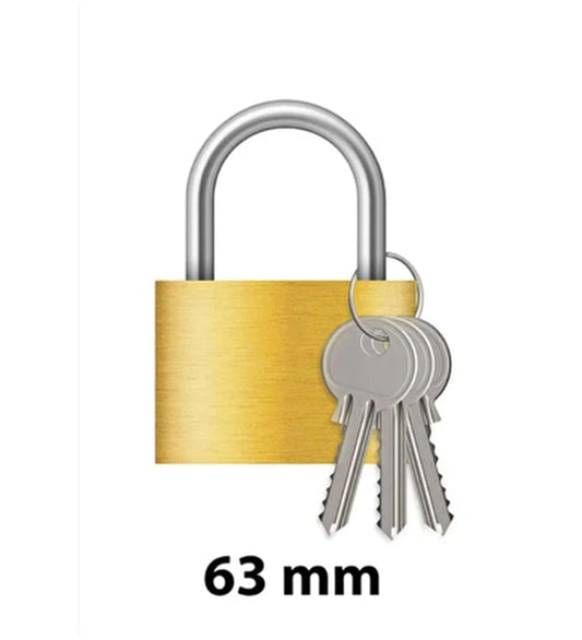 Asma Kilit Sarı 63mm (60 Adet)