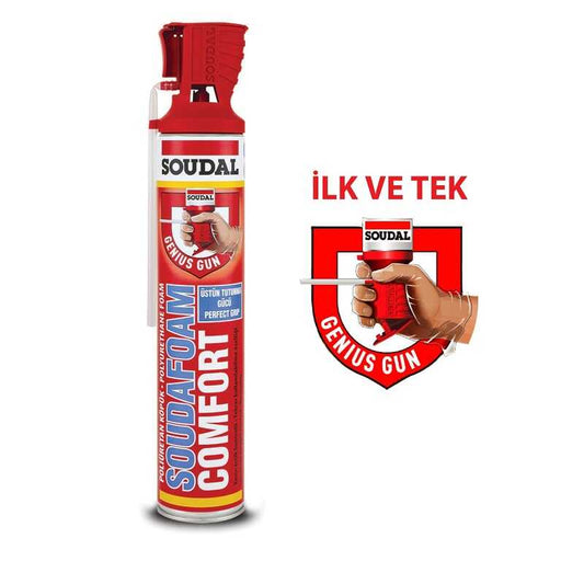 Soudal Comfort Poliüretan Köpük 750 ML (12 Adet)